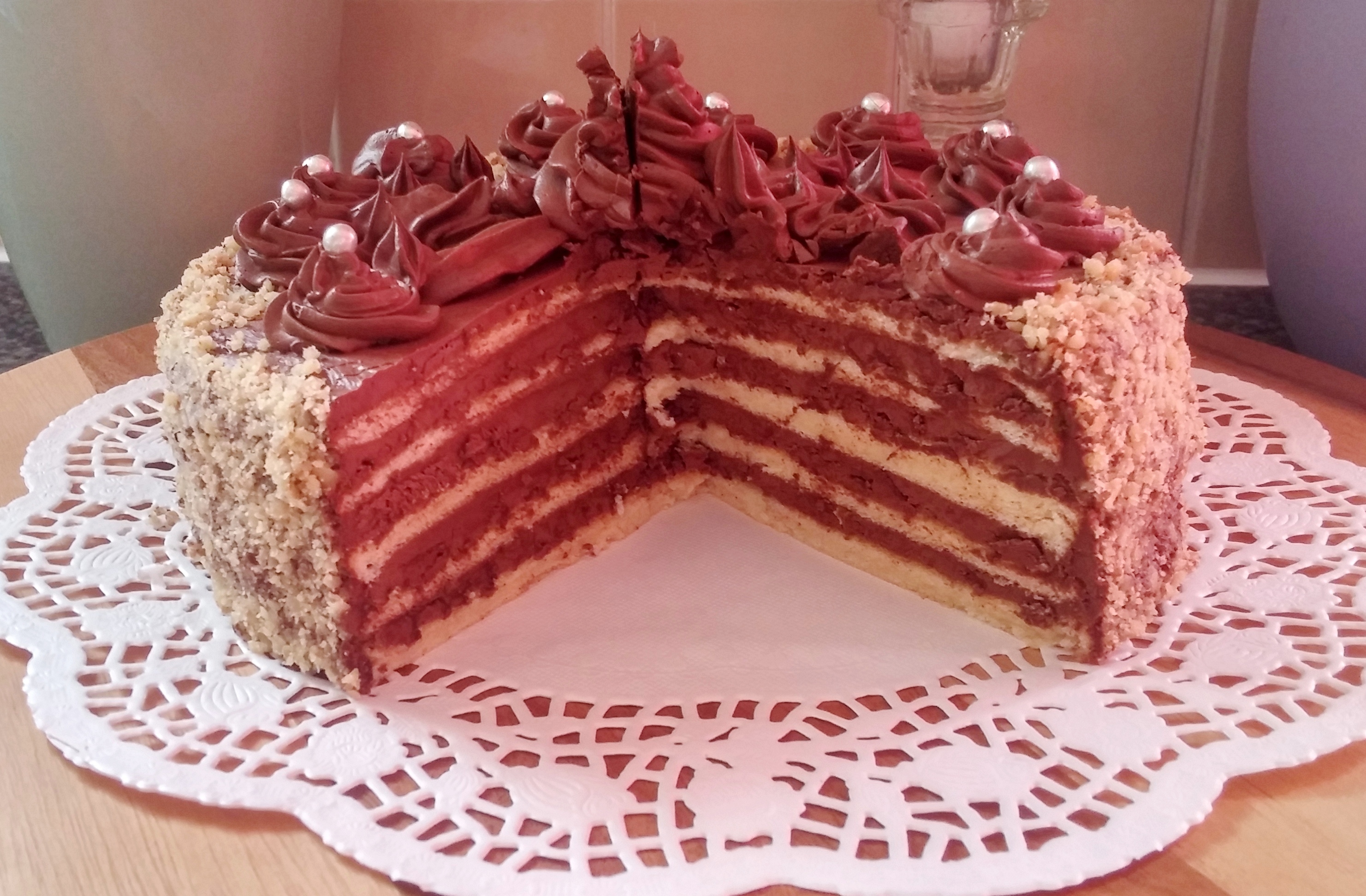 Hungarian Esterhazy Torte Bednars Baking